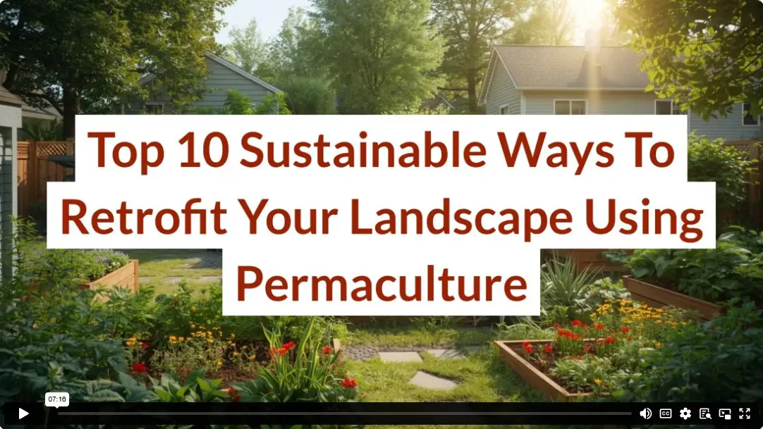 Top 10 Sustainable Ways To Retrofit Your Landscape Using Permaculture