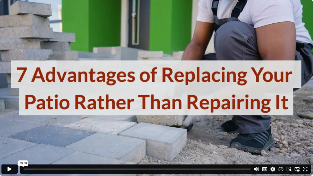 7 Advantages of Replacing Your Patio Rather Than Repairing It