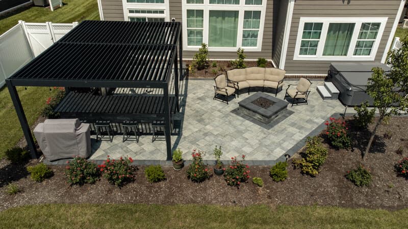 Which is preferable for a concrete patio: painting or staining?