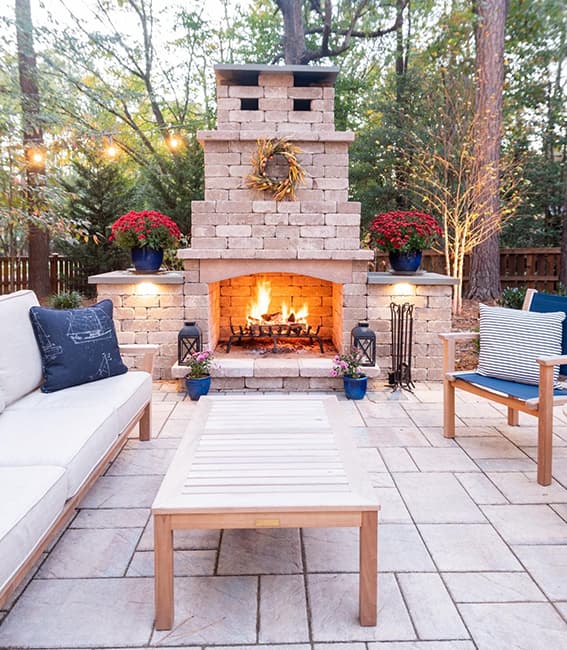 Custom outdoor living design