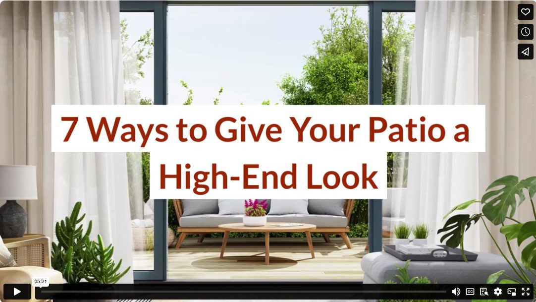 7 Ways to Give Your Patio a High-End Look